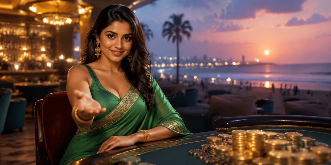 Scenic Marina Beach with casino entertainment in Chennai